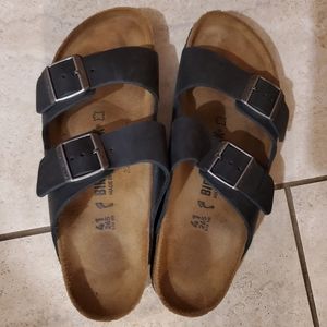 Birkenstock Arizona black oiled leather